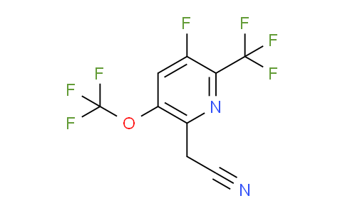 AM166499 | 1804757-77-4 | 3-Fluoro-5-(trifluoromethoxy)-2-(trifluoromethyl)pyridine-6-acetonitrile
