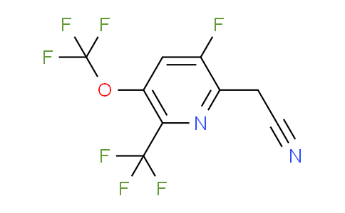 AM166500 | 1804747-76-9 | 3-Fluoro-5-(trifluoromethoxy)-6-(trifluoromethyl)pyridine-2-acetonitrile
