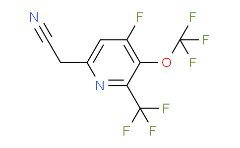 AM166504 | 1804765-92-1 | 4-Fluoro-3-(trifluoromethoxy)-2-(trifluoromethyl)pyridine-6-acetonitrile