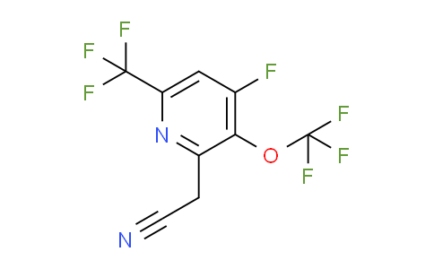 AM166505 | 1804757-81-0 | 4-Fluoro-3-(trifluoromethoxy)-6-(trifluoromethyl)pyridine-2-acetonitrile