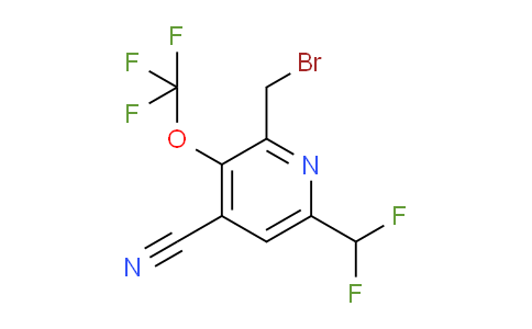 2-(Bromomethyl)-4-cyano-6-(difluoromethyl)-3-(trifluoromethoxy)pyridine