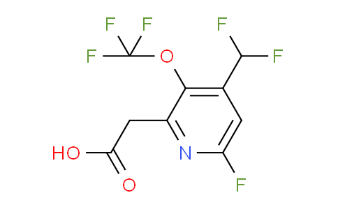 AM166518 | 1805974-21-3 | 4-(Difluoromethyl)-6-fluoro-3-(trifluoromethoxy)pyridine-2-acetic acid