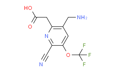 5-(Aminomethyl)-2-cyano-3-(trifluoromethoxy)pyridine-6-acetic acid