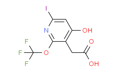 4-Hydroxy-6-iodo-2-(trifluoromethoxy)pyridine-3-acetic acid