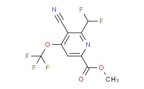 AM166538 | 1806721-40-3 | Methyl 3-cyano-2-(difluoromethyl)-4-(trifluoromethoxy)pyridine-6-carboxylate