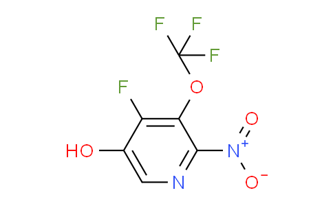 4-Fluoro-5-hydroxy-2-nitro-3-(trifluoromethoxy)pyridine