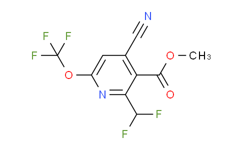 AM166549 | 1803679-51-7 | Methyl 4-cyano-2-(difluoromethyl)-6-(trifluoromethoxy)pyridine-3-carboxylate