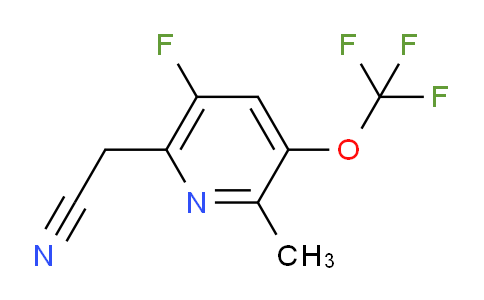 AM166550 | 1804641-35-7 | 5-Fluoro-2-methyl-3-(trifluoromethoxy)pyridine-6-acetonitrile