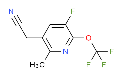 AM166553 | 1804310-26-6 | 3-Fluoro-6-methyl-2-(trifluoromethoxy)pyridine-5-acetonitrile