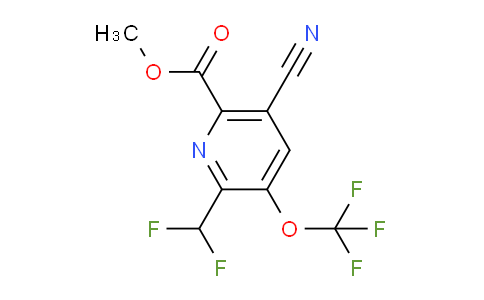 AM166555 | 1803679-53-9 | Methyl 5-cyano-2-(difluoromethyl)-3-(trifluoromethoxy)pyridine-6-carboxylate