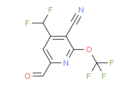 AM166558 | 1804326-23-5 | 3-Cyano-4-(difluoromethyl)-2-(trifluoromethoxy)pyridine-6-carboxaldehyde