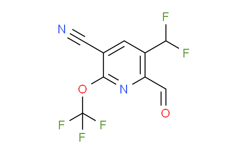 AM166561 | 1805926-59-3 | 3-Cyano-5-(difluoromethyl)-2-(trifluoromethoxy)pyridine-6-carboxaldehyde