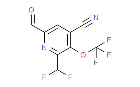 AM166567 | 1804326-56-4 | 4-Cyano-2-(difluoromethyl)-3-(trifluoromethoxy)pyridine-6-carboxaldehyde