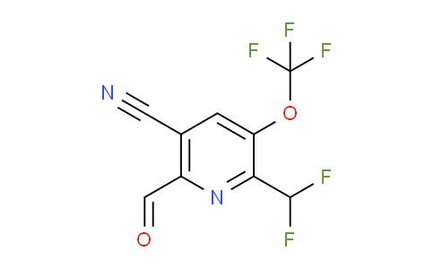 AM166578 | 1804791-35-2 | 5-Cyano-2-(difluoromethyl)-3-(trifluoromethoxy)pyridine-6-carboxaldehyde