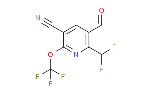 AM166580 | 1804739-45-4 | 3-Cyano-6-(difluoromethyl)-2-(trifluoromethoxy)pyridine-5-carboxaldehyde