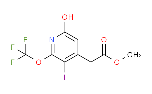 Methyl 6-hydroxy-3-iodo-2-(trifluoromethoxy)pyridine-4-acetate