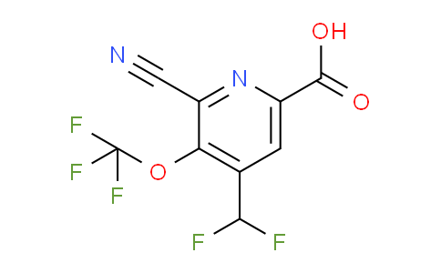 AM166592 | 1804781-55-2 | 2-Cyano-4-(difluoromethyl)-3-(trifluoromethoxy)pyridine-6-carboxylic acid