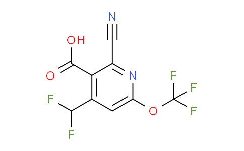 AM166594 | 1804781-71-2 | 2-Cyano-4-(difluoromethyl)-6-(trifluoromethoxy)pyridine-3-carboxylic acid