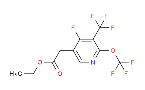 AM166599 | 1804761-24-7 | Ethyl 4-fluoro-2-(trifluoromethoxy)-3-(trifluoromethyl)pyridine-5-acetate