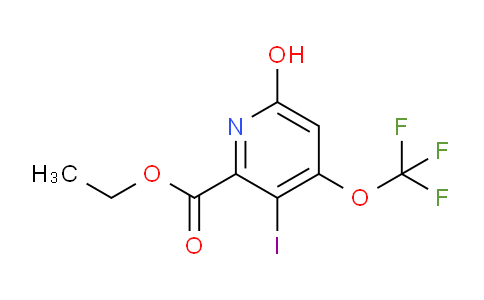 Ethyl 6-hydroxy-3-iodo-4-(trifluoromethoxy)pyridine-2-carboxylate
