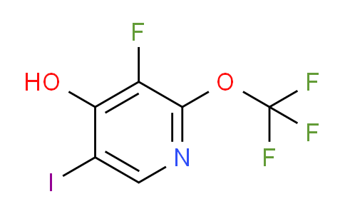 3-Fluoro-4-hydroxy-5-iodo-2-(trifluoromethoxy)pyridine