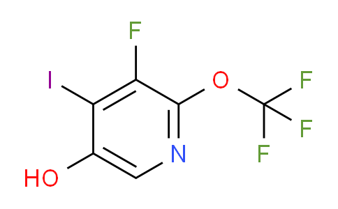 3-Fluoro-5-hydroxy-4-iodo-2-(trifluoromethoxy)pyridine