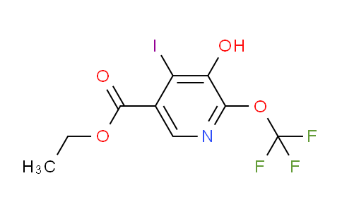 AM166615 | 1804331-13-2 | Ethyl 3-hydroxy-4-iodo-2-(trifluoromethoxy)pyridine-5-carboxylate