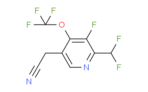 AM166621 | 1804477-45-9 | 2-(Difluoromethyl)-3-fluoro-4-(trifluoromethoxy)pyridine-5-acetonitrile