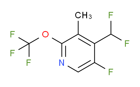 4-(Difluoromethyl)-5-fluoro-3-methyl-2-(trifluoromethoxy)pyridine