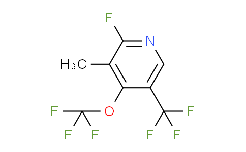 2-Fluoro-3-methyl-4-(trifluoromethoxy)-5-(trifluoromethyl)pyridine
