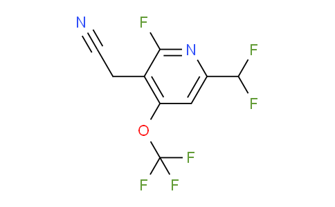 AM166640 | 1806197-09-0 | 6-(Difluoromethyl)-2-fluoro-4-(trifluoromethoxy)pyridine-3-acetonitrile