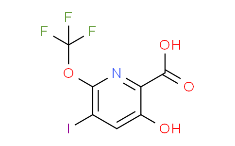 3-Hydroxy-5-iodo-6-(trifluoromethoxy)pyridine-2-carboxylic acid