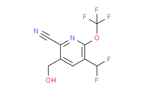 2-Cyano-5-(difluoromethyl)-6-(trifluoromethoxy)pyridine-3-methanol
