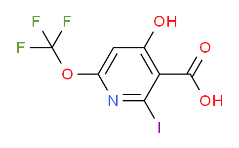 4-Hydroxy-2-iodo-6-(trifluoromethoxy)pyridine-3-carboxylic acid