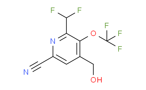 6-Cyano-2-(difluoromethyl)-3-(trifluoromethoxy)pyridine-4-methanol