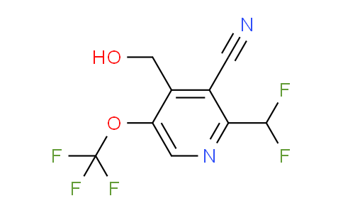 AM166677 | 1804314-96-2 | 3-Cyano-2-(difluoromethyl)-5-(trifluoromethoxy)pyridine-4-methanol