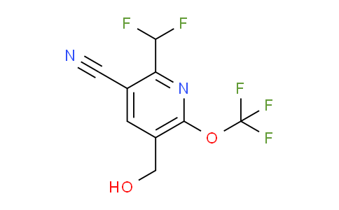 3-Cyano-2-(difluoromethyl)-6-(trifluoromethoxy)pyridine-5-methanol