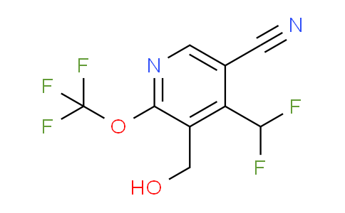 5-Cyano-4-(difluoromethyl)-2-(trifluoromethoxy)pyridine-3-methanol