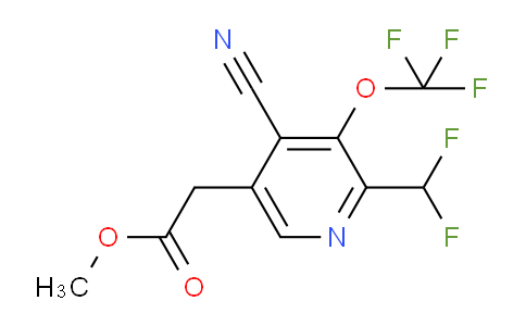 AM166681 | 1804312-10-4 | Methyl 4-cyano-2-(difluoromethyl)-3-(trifluoromethoxy)pyridine-5-acetate