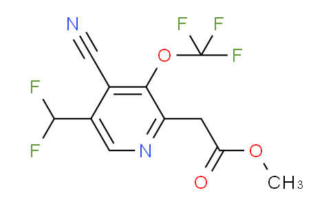 AM166689 | 1804810-41-0 | Methyl 4-cyano-5-(difluoromethyl)-3-(trifluoromethoxy)pyridine-2-acetate