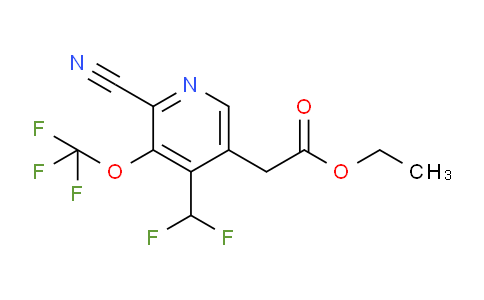 AM166701 | 1804784-30-2 | Ethyl 2-cyano-4-(difluoromethyl)-3-(trifluoromethoxy)pyridine-5-acetate