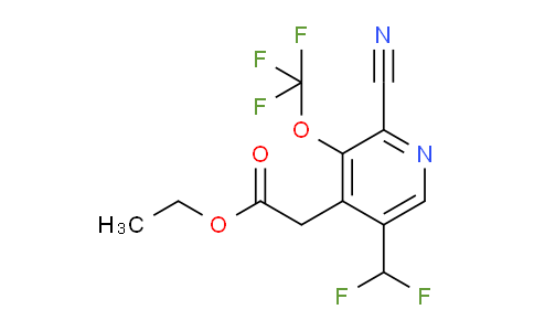 AM166704 | 1804739-88-5 | Ethyl 2-cyano-5-(difluoromethyl)-3-(trifluoromethoxy)pyridine-4-acetate