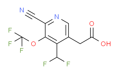 AM166718 | 1804322-84-6 | 2-Cyano-4-(difluoromethyl)-3-(trifluoromethoxy)pyridine-5-acetic acid