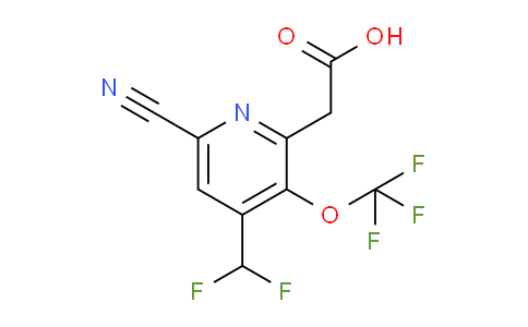 AM166720 | 1804783-42-3 | 6-Cyano-4-(difluoromethyl)-3-(trifluoromethoxy)pyridine-2-acetic acid