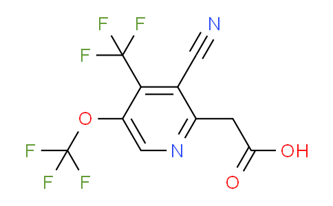 AM166727 | 1806074-85-0 | 3-Cyano-5-(trifluoromethoxy)-4-(trifluoromethyl)pyridine-2-acetic acid