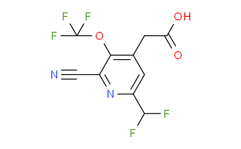 AM166731 | 1806718-55-7 | 2-Cyano-6-(difluoromethyl)-3-(trifluoromethoxy)pyridine-4-acetic acid