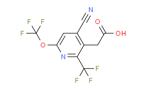 AM166736 | 1804814-26-3 | 4-Cyano-6-(trifluoromethoxy)-2-(trifluoromethyl)pyridine-3-acetic acid