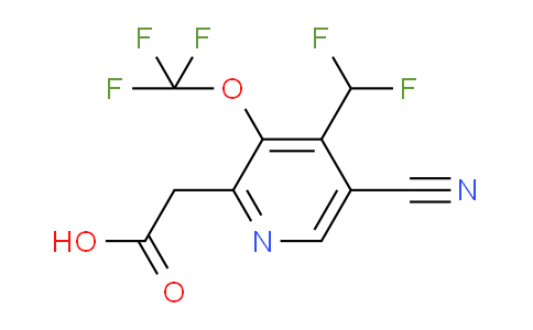 AM166738 | 1804450-96-1 | 5-Cyano-4-(difluoromethyl)-3-(trifluoromethoxy)pyridine-2-acetic acid