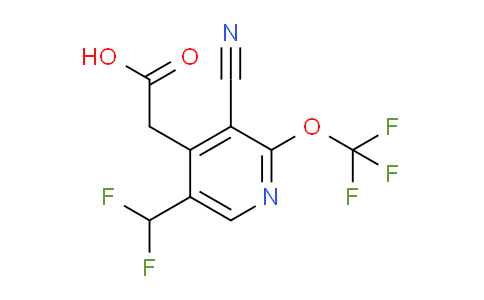 AM166740 | 1804625-72-6 | 3-Cyano-5-(difluoromethyl)-2-(trifluoromethoxy)pyridine-4-acetic acid