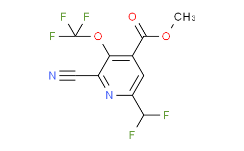 AM166750 | 1804305-64-3 | Methyl 2-cyano-6-(difluoromethyl)-3-(trifluoromethoxy)pyridine-4-carboxylate